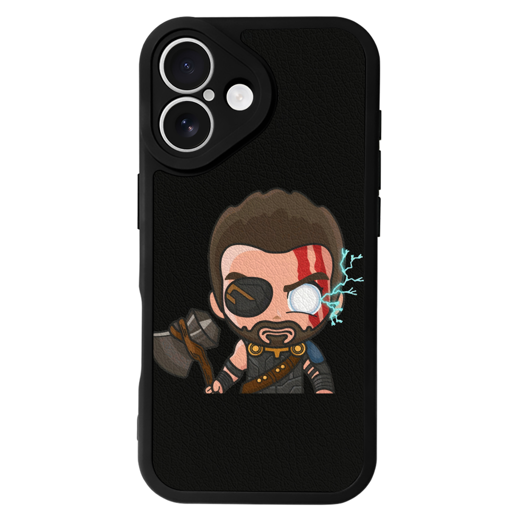 （画像用） アベンジャーズ The Avengers 【iPhone 16シリーズ対応】シリコンスマホケース（レザー調） 材質：シリコン